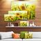Designart - Bright Yellow Sunny Sunflowers - Large Floral Painting Canvas